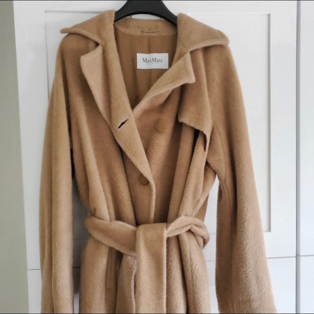 🚫⛔️SOLD⛔️🚫MaxMara Alpaca Wool icon coat Size 12 - Picture 12 of 14